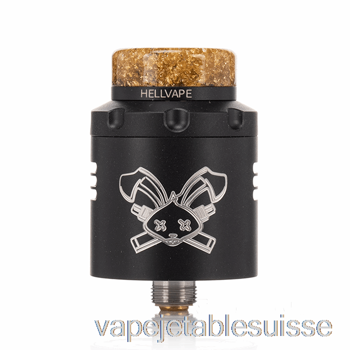 Vape Suisse Hellvape Dead Lapin V3 24mm Rda Noir Mat (logo Blanc)